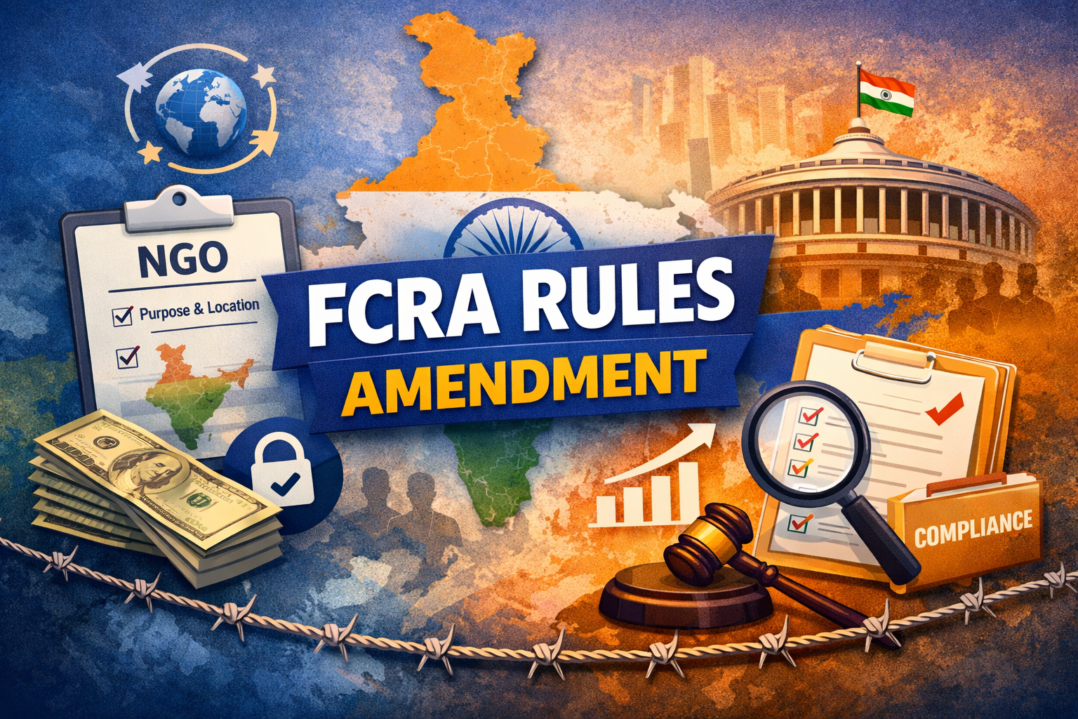 Centre Amends FCRA Rules for Receiving Foreign Funds